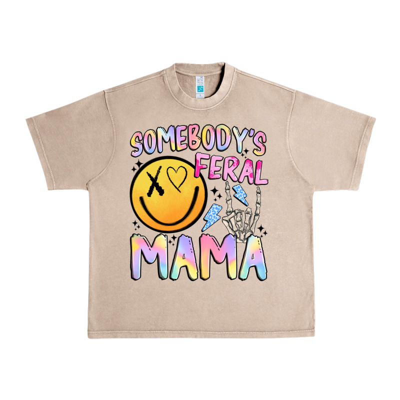 Somebody's Feral Mama Urban Heavy Tee by JahusDesignShop | Teevron