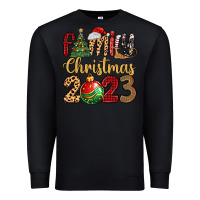Black family christmas 2023 Premium Sweatshirt - MaliasSmallBusiness
