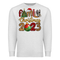 Oatmeal Heather family christmas 2023 Premium Sweatshirt - MaliasSmallBusiness