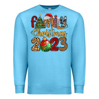 Ocean Blue family christmas 2023 Premium Sweatshirt - MaliasSmallBusiness