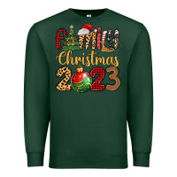 Sports Green family christmas 2023 Premium Sweatshirt - MaliasSmallBusiness