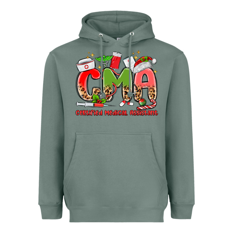 Cma Certified Medical Assistant Heavyweight Hoodie by MaliasSmallBusiness | Teevron