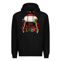 Black western you serious clark christmas Premium Hoodie - Jasminsmagicworld