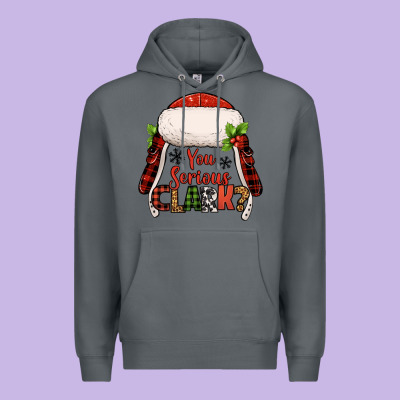 Western You Serious Clark Christmas Premium Hoodie Designed By Jasminsmagicworld