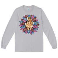 Moon Dust easter leopard bunny sunflower Long Sleeve Tee - Artiststas