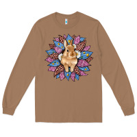 Toasted Coconut easter leopard bunny sunflower Long Sleeve Tee - Artiststas