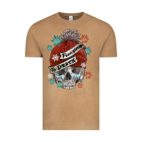 Vintage Camel freezing to death skull Vintage Tee - FaDigitalArtStudio