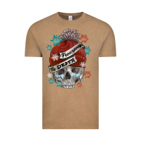 Vintage Coffee freezing to death skull Vintage Tee - FaDigitalArtStudio