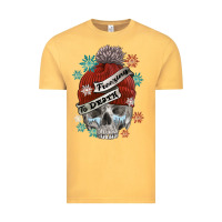 Vintage Mustard freezing to death skull Vintage Tee - FaDigitalArtStudio