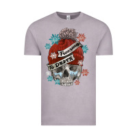 Vintage Zinc freezing to death skull Vintage Tee - FaDigitalArtStudio