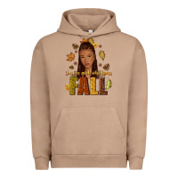 Pigment Burro Just a girl who loves Fall afro woman Urban Hoodie - NancyCooperArtShop