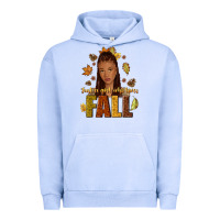 Pigment Grape Ice Just a girl who loves Fall afro woman Urban Hoodie - NancyCooperArtShop