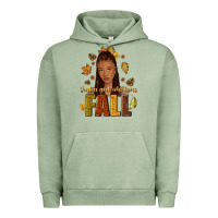 Pigment Oil Green Just a girl who loves Fall afro woman Urban Hoodie - NancyCooperArtShop