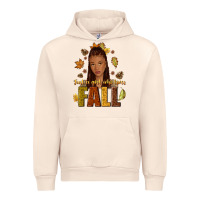 Sandshell Just a girl who loves Fall afro woman Urban Hoodie - NancyCooperArtShop