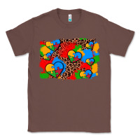 Chestnut autism heart background Classic Tee - AdoDesignShop
