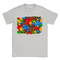 Moon Dust autism heart background Classic Tee - AdoDesignShop