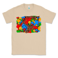 Mushroom autism heart background Classic Tee - AdoDesignShop