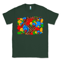 Sports Green autism heart background Classic Tee - AdoDesignShop