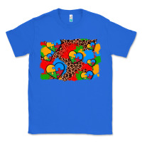 True Royal autism heart background Classic Tee - AdoDesignShop