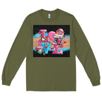 Army Green v.d love gnomes Long Sleeve Tee - AdoDesignShop