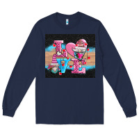 Navy v.d love gnomes Long Sleeve Tee - AdoDesignShop