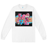 White v.d love gnomes Long Sleeve Tee - AdoDesignShop
