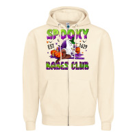 Sandshell Spooky babes club Zipper Hoodie - NancyCooperArtShop