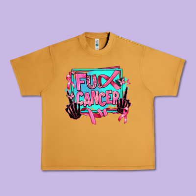 Fuck Cancer Urban Heavy Tee Designed By Adodesignshop