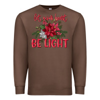 Chestnut Let your heart be light Premium Sweatshirt - MaliasSmallBusiness