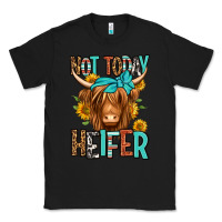 Black not today heifer long haired cow Classic Tee - Jasminsmagicworld