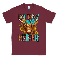 Burgundy not today heifer long haired cow Classic Tee - Jasminsmagicworld