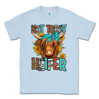 Dusty Blue not today heifer long haired cow Classic Tee - Jasminsmagicworld