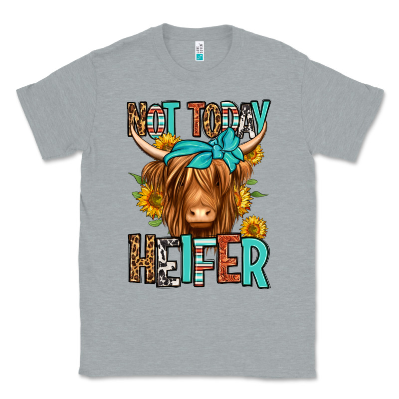 Not Today Heifer Long Haired Cow Classic Tee by Jasminsmagicworld | Teevron