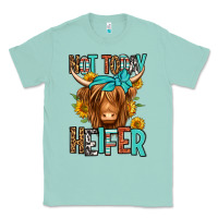 Seafoam not today heifer long haired cow Classic Tee - Jasminsmagicworld