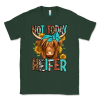 Sports Green not today heifer long haired cow Classic Tee - Jasminsmagicworld