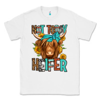 White not today heifer long haired cow Classic Tee - Jasminsmagicworld