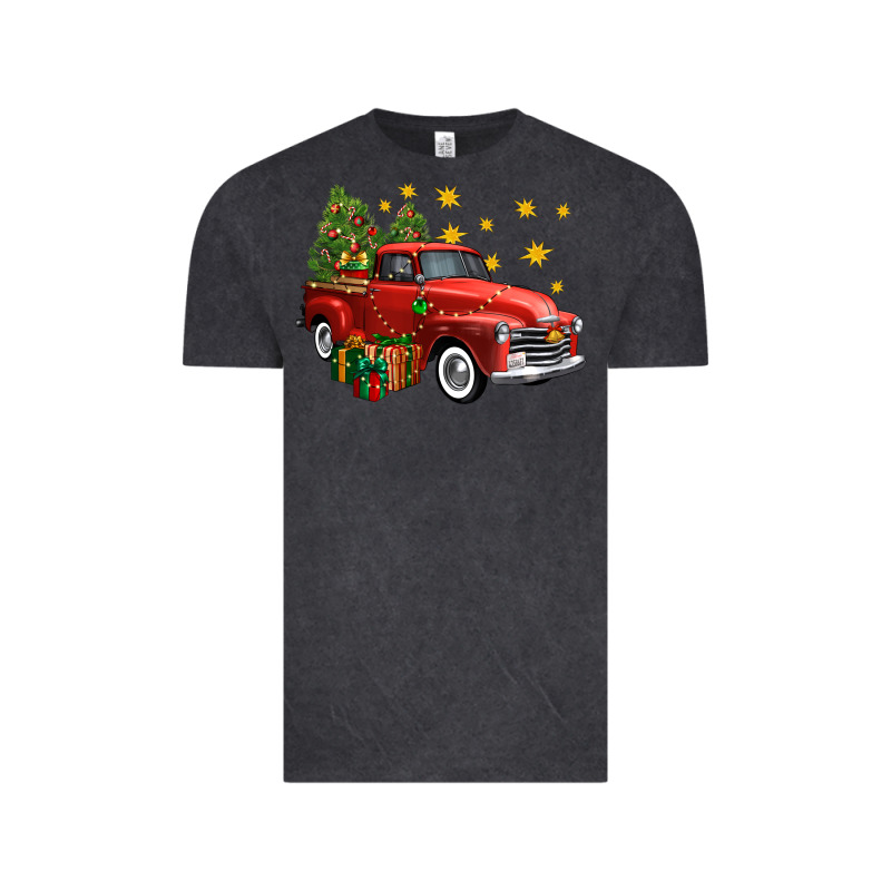 Christmas Truck Vintage Tee by FaDigitalArtStudio | Teevron