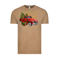 Vintage Coffee christmas truck Vintage Tee - FaDigitalArtStudio