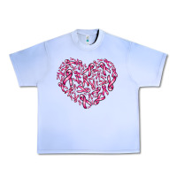 Grape Ice breast cancer ribbon heart Urban Heavy Tee - AdoDesignShop