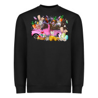 Black easter day farm animals truck Heavyweight Sweatshirt - RacoonDesign