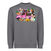 Storm easter day farm animals truck Heavyweight Sweatshirt - RacoonDesign