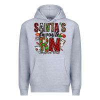 Heather Grey santa's favorite rn Premium Hoodie - Jasminsmagicworld