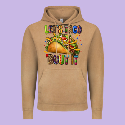 Lets Taco Bout It Vintage Hoodie Designed By Cts Tumbler Store
