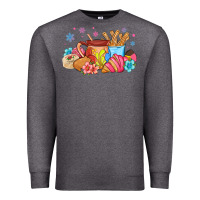 Charcoal Heather mexican deserts christmas Premium Sweatshirt - MaliasSmallBusiness