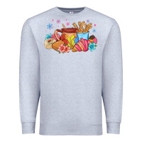 Heather Grey mexican deserts christmas Premium Sweatshirt - MaliasSmallBusiness