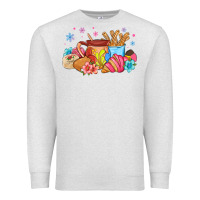 Oatmeal Heather mexican deserts christmas Premium Sweatshirt - MaliasSmallBusiness