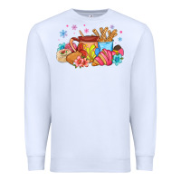 White mexican deserts christmas Premium Sweatshirt - MaliasSmallBusiness