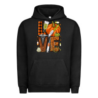 Pigment Black Fall Nurse love Urban Hoodie - NancyCooperArtShop