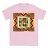 Bubblegum Pink young black and free Classic Tee - Artiststas