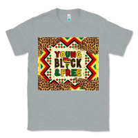 Heather Grey young black and free Classic Tee - Artiststas